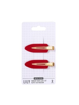 Sister young Lily Makeup Fermagli per capelli Set clippy hair Rosso 2 pezzi