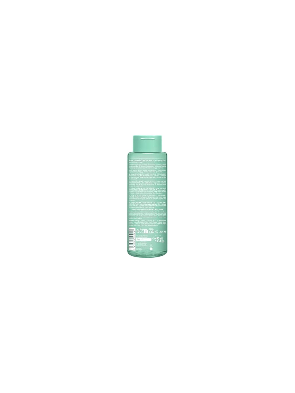 Yoskine Tonico per infusione di riso puro giapponese illuminante per il viso 400ml