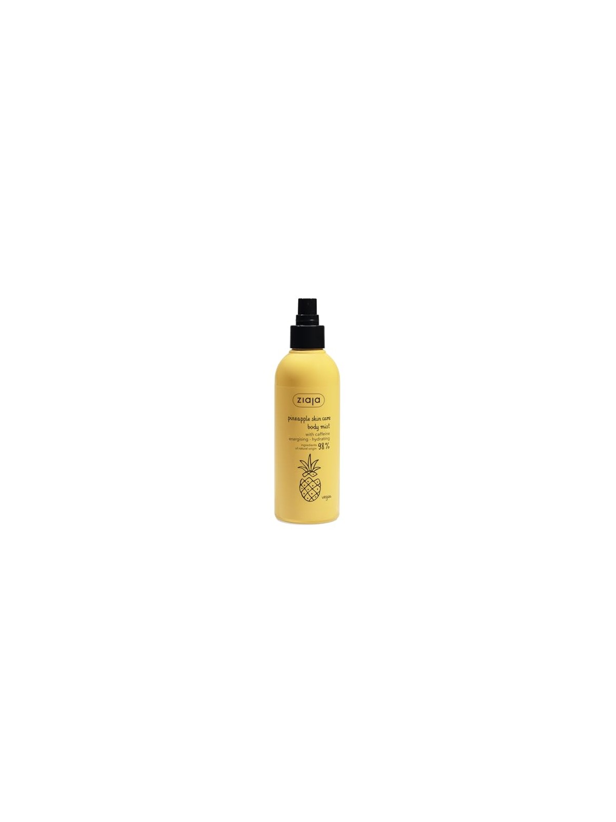 Ziaja Pineapple Body Mist Spray corpo rinfrescante e idratante donna 200ml
