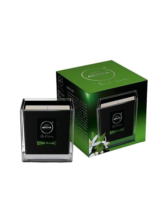 Aroma home Candela Black Series White Blossom 155g