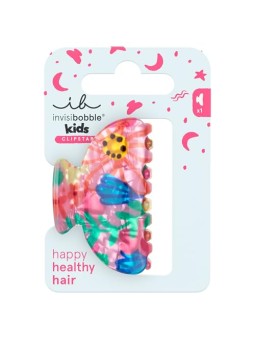 Invisibobble Fermaglio per capelli Clipstar Kids Happy Petals bambino