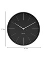 Karlsson Orologio da parete KA5681BK unisex