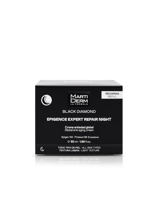 Martiderm BLACK DIAMOND EPIGENCE EXPERT REPAIR NIGHT crema notte antietà globale, ricarica 50ml unisex