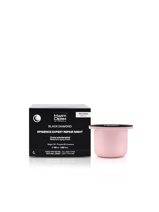 Martiderm BLACK DIAMOND EPIGENCE EXPERT REPAIR NIGHT crema notte antietà globale, ricarica 50ml unisex