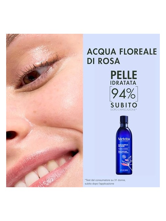 Melvita ACQUE FLOREALI acqua floreale di rose senza vaporizzatore 200ml unisex