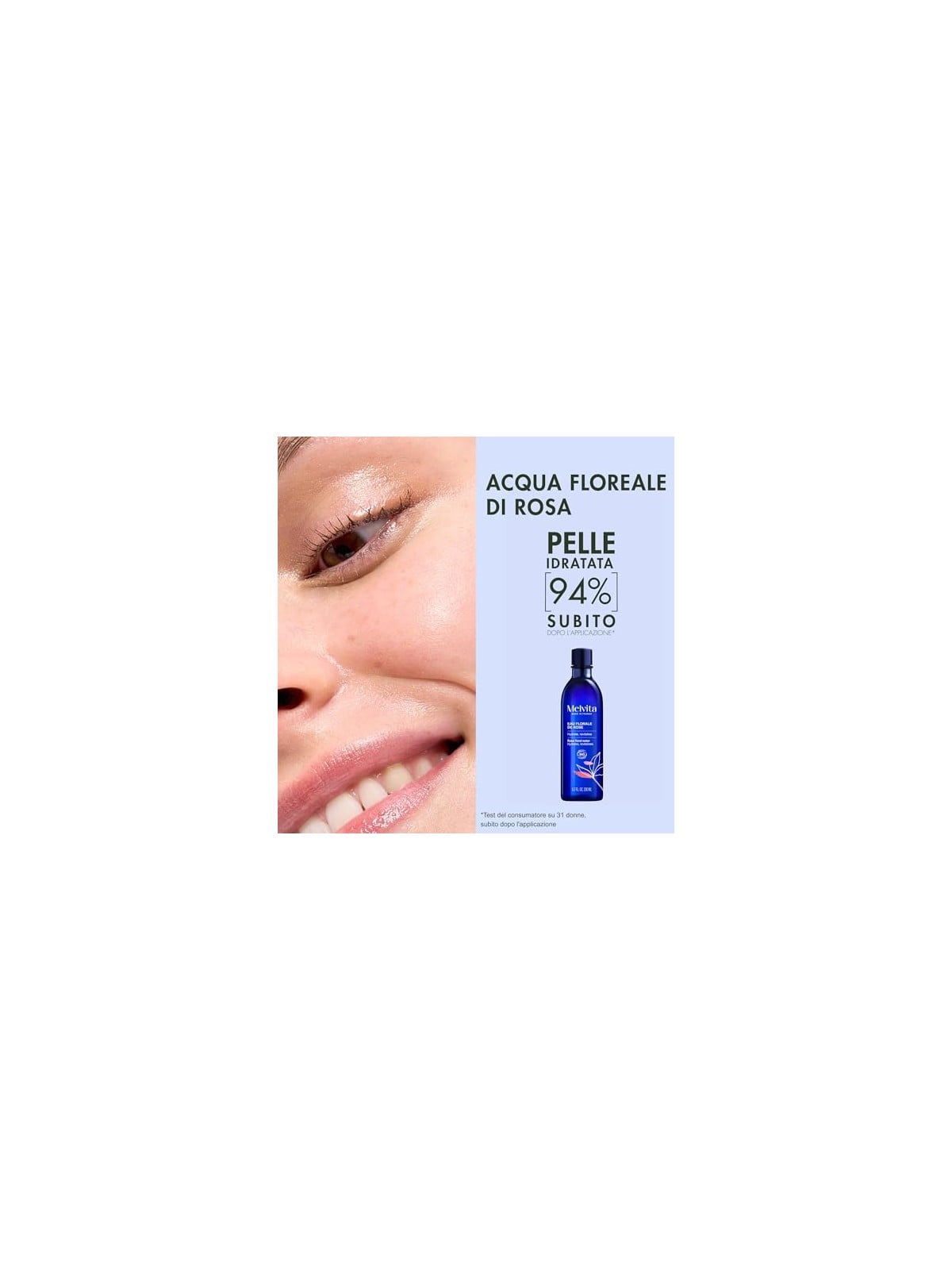 Melvita ACQUE FLOREALI acqua floreale di rose senza vaporizzatore 200ml unisex