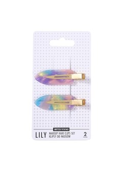 Sister young Lily Makeup Fermagli per capelli Set clip per capelli Rosa Viola 2 pezzi