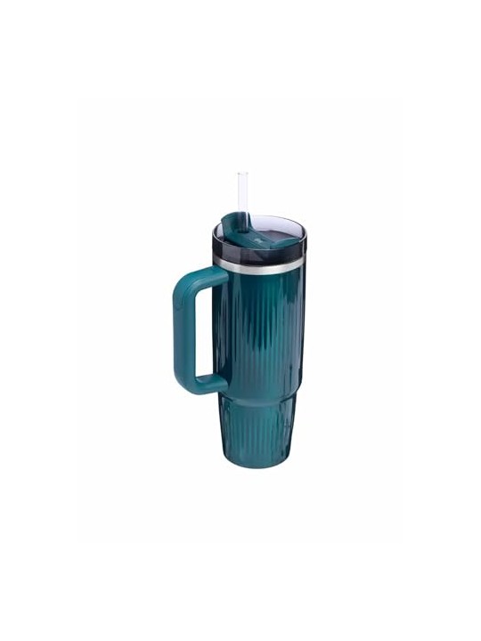Stanley 1913 Tazza termica in acciaio inox The Quencher/Cup H2.0 scanalata 890ml Marina Shine unisex