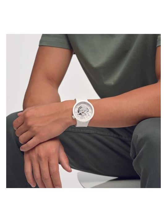 Swatch C-WHITE SB03W100 unisex