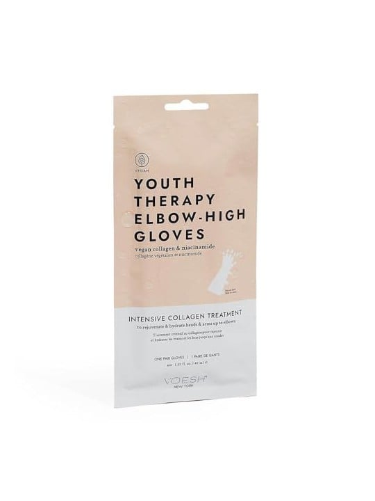 Voesh Guanti per terapia giovanile Elbow High hand treatment in gloves with collagen reach up to elbows 40ml
