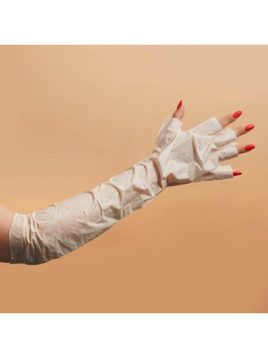 Voesh Guanti per terapia giovanile Elbow High hand treatment in gloves with collagen reach up to elbows 40ml