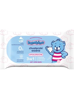 Bambino Salviette umidificate 3 in 1, 57 pezzi