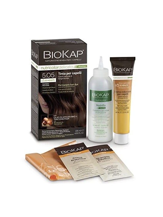 Biokap BIOKAP DELICATO RAPID tinta per capelli - 5.05 Castagna 135ml donna