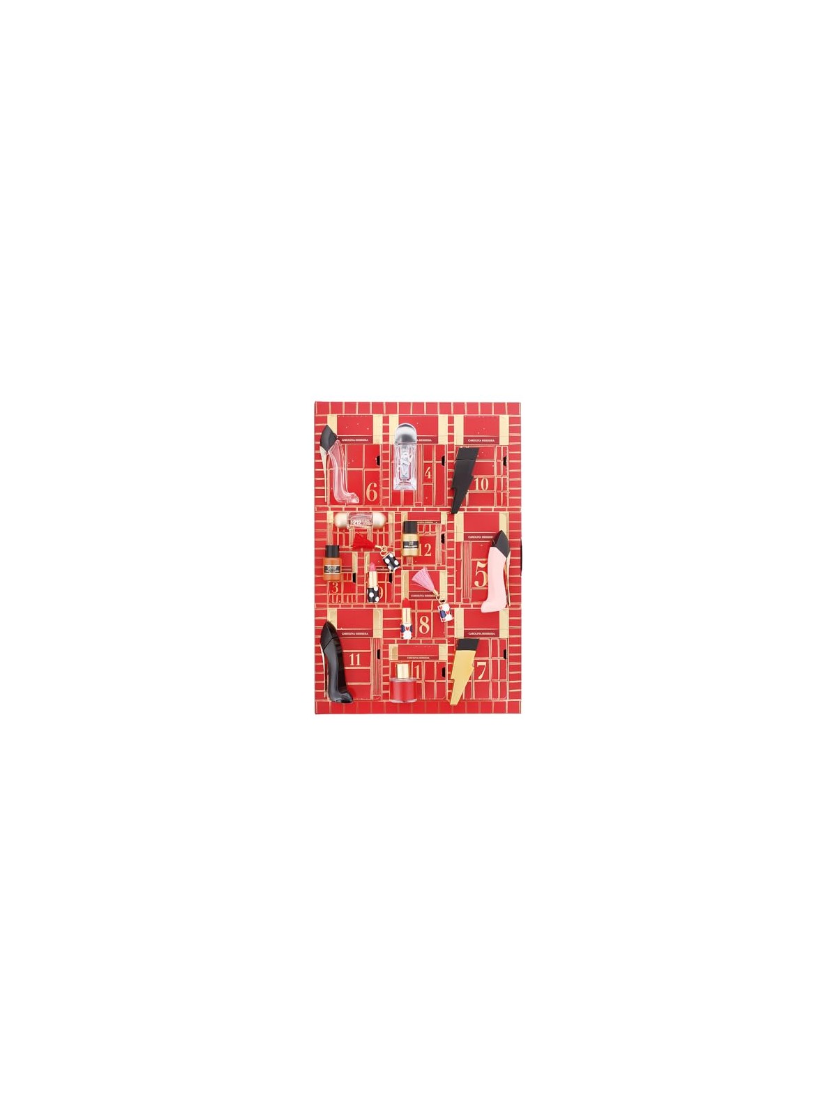 Carolina herrera SET Calendario dell'Avvento Fabulous Kiss The Lipstick Sheer 171 Rosy Date 1g + 410 Alegria 1g + Good Girl