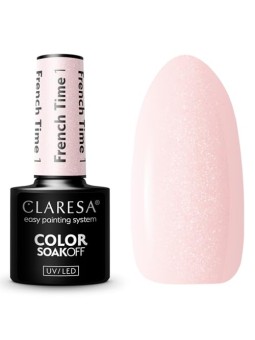 Claresa Vernice ibrida UV/LED Color Soak Off French Time 1.5 g