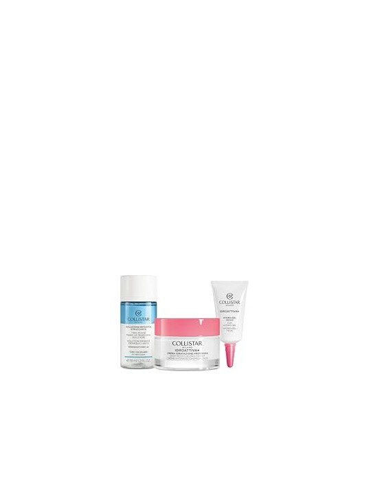 Collistar SET Natale 2025 Unbox Your Confidence IDROATTIVA+ Idro-Gel contorno occhi nachwijla gel occhi 5ml + Soluzione