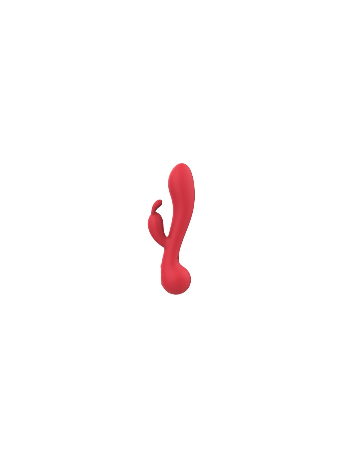 Dream toys Vibratore a forma di coniglietto Amour Vibe Camille con 2 motori, colore rosso.