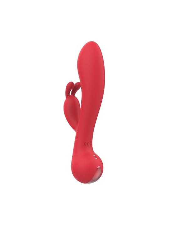 Dream toys Vibratore a forma di coniglietto Amour Vibe Camille con 2 motori, colore rosso.