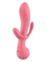 Dream toys Vibratore triplo Amour Triple Pleasure Rosa
