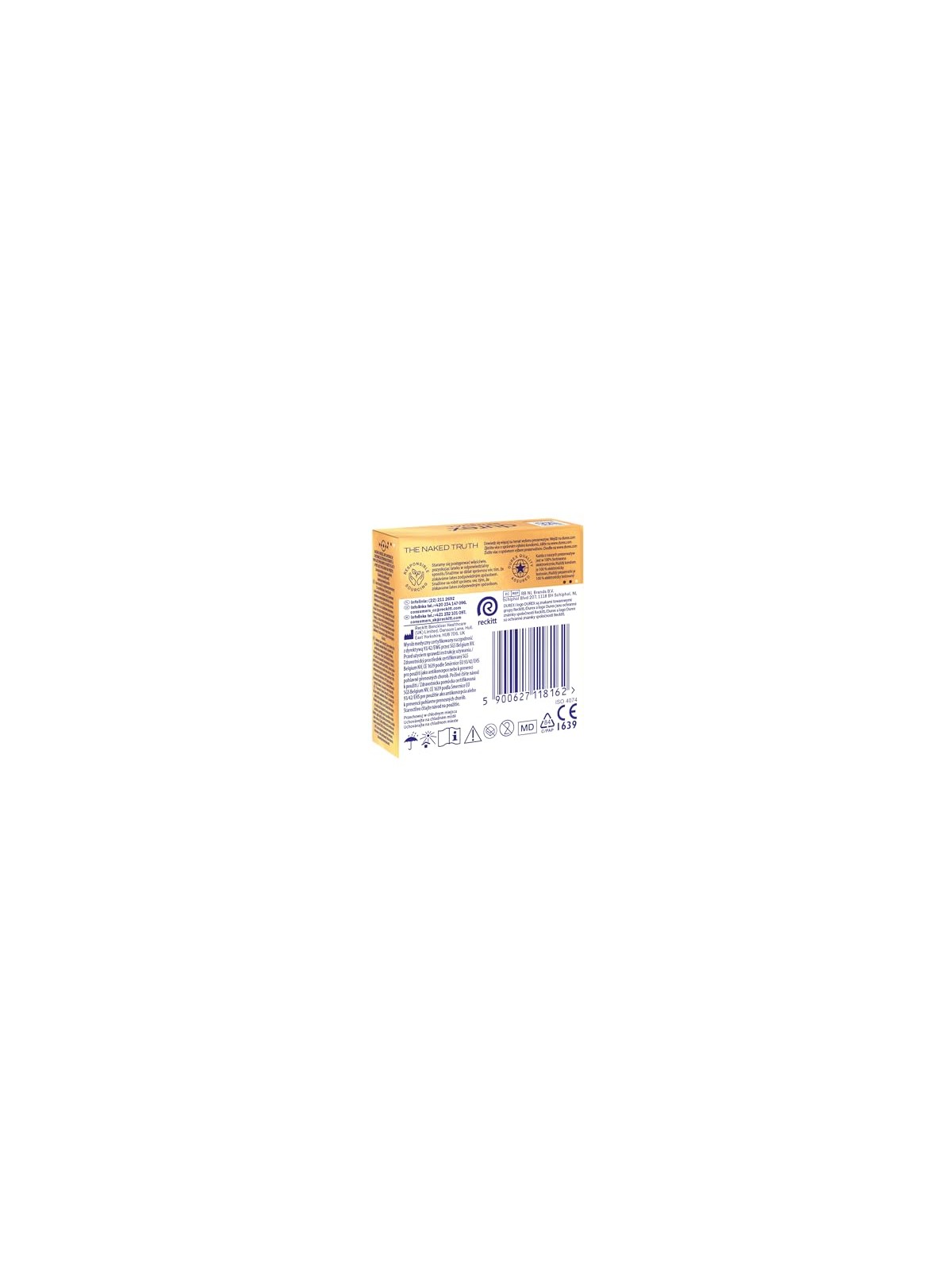 Durex Preservativi sottili Sensuale XL, confezione da 3 pezzi.