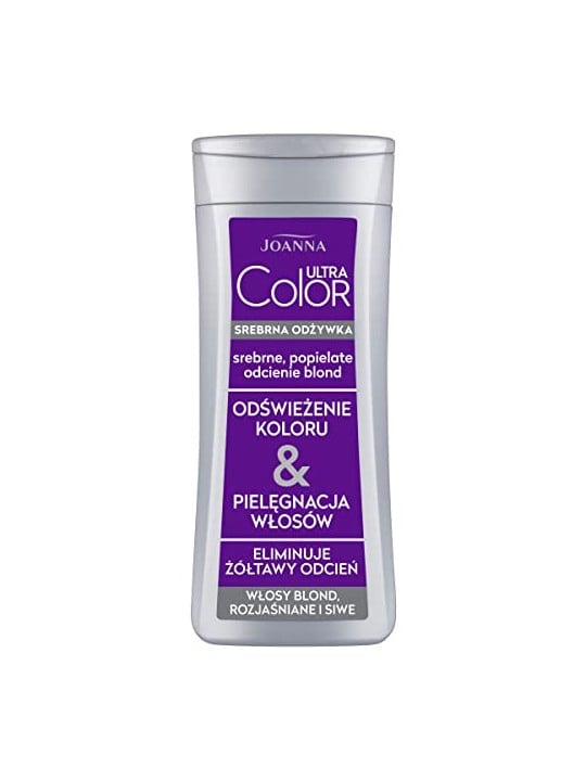 Joanna Balsamo Ultra Color Silver per capelli biondi schiariti e grigi balsamo per capelli biondi