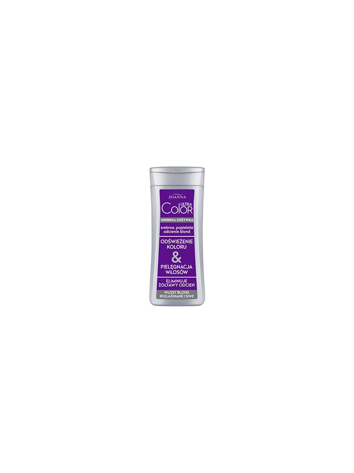 Joanna Balsamo Ultra Color Silver per capelli biondi schiariti e grigi balsamo per capelli biondi