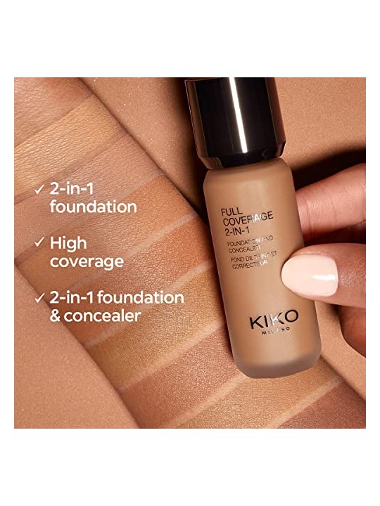 Kiko Milano Full Coverage 2 In 1 Foundation & Concealer N80 25ml