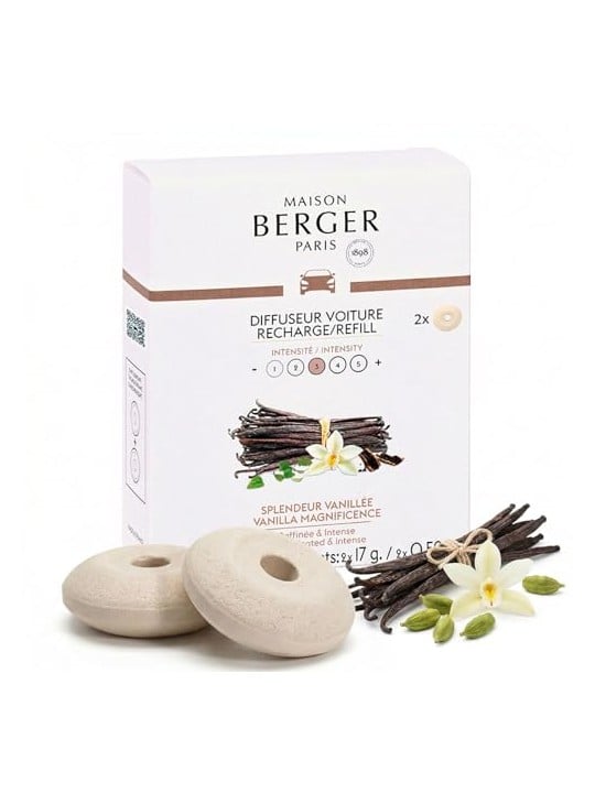 Maison Berger Paris Ricarica/ricarica per diffusore per auto Vanilla Magnificence 2 pezzi unisex