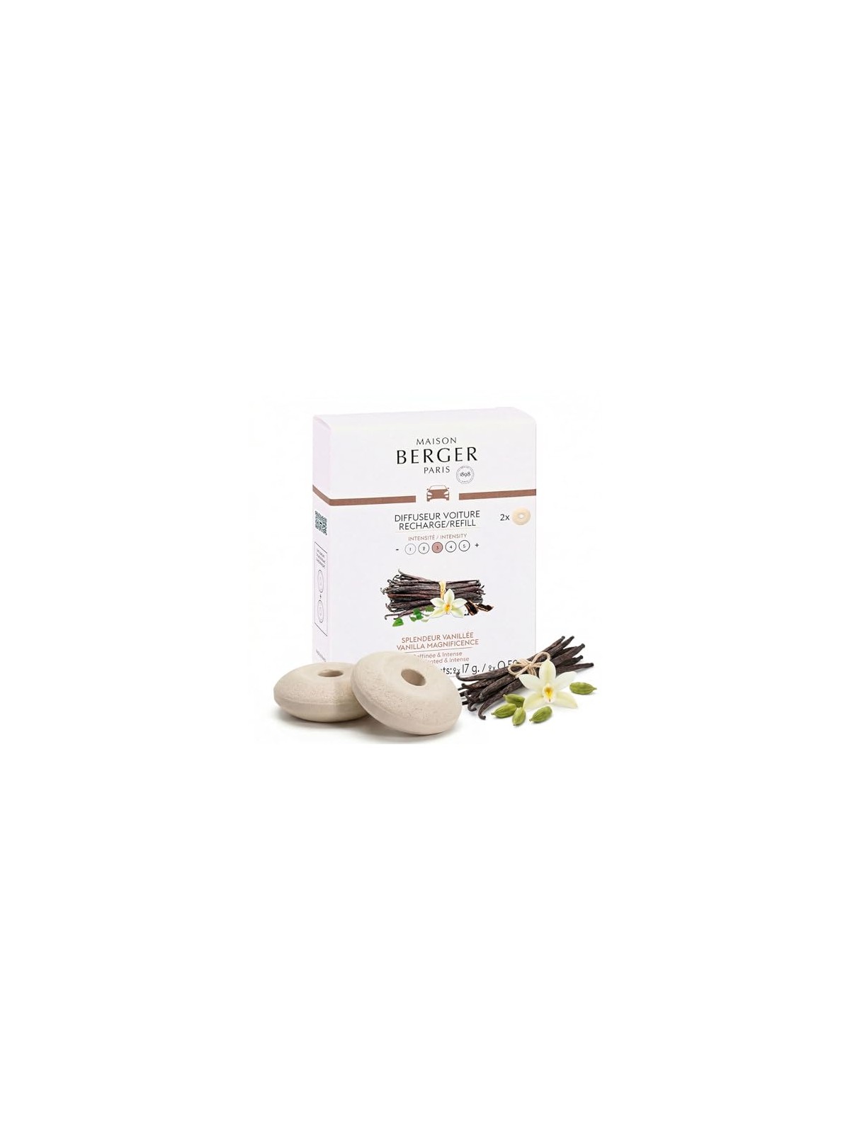 Maison Berger Paris Ricarica/ricarica per diffusore per auto Vanilla Magnificence 2 pezzi unisex