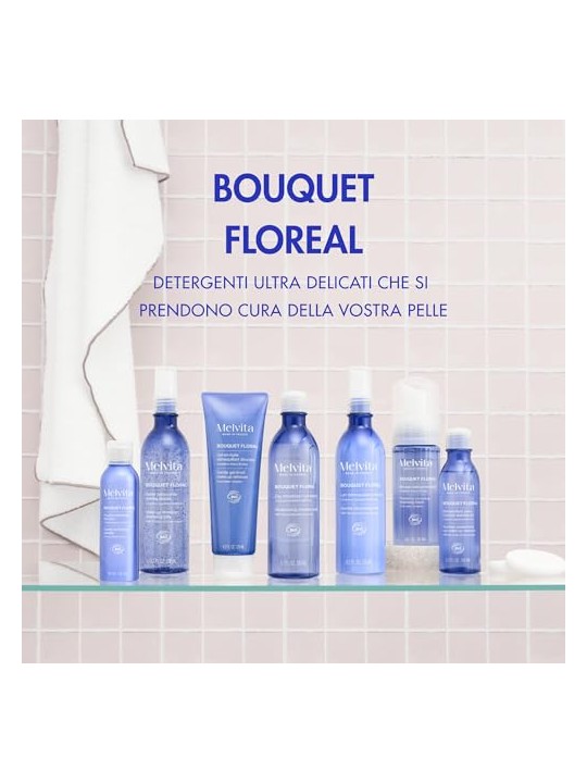 Melvita Detergente per bouquet floreali, schiuma detergente leggera 150ml unisex