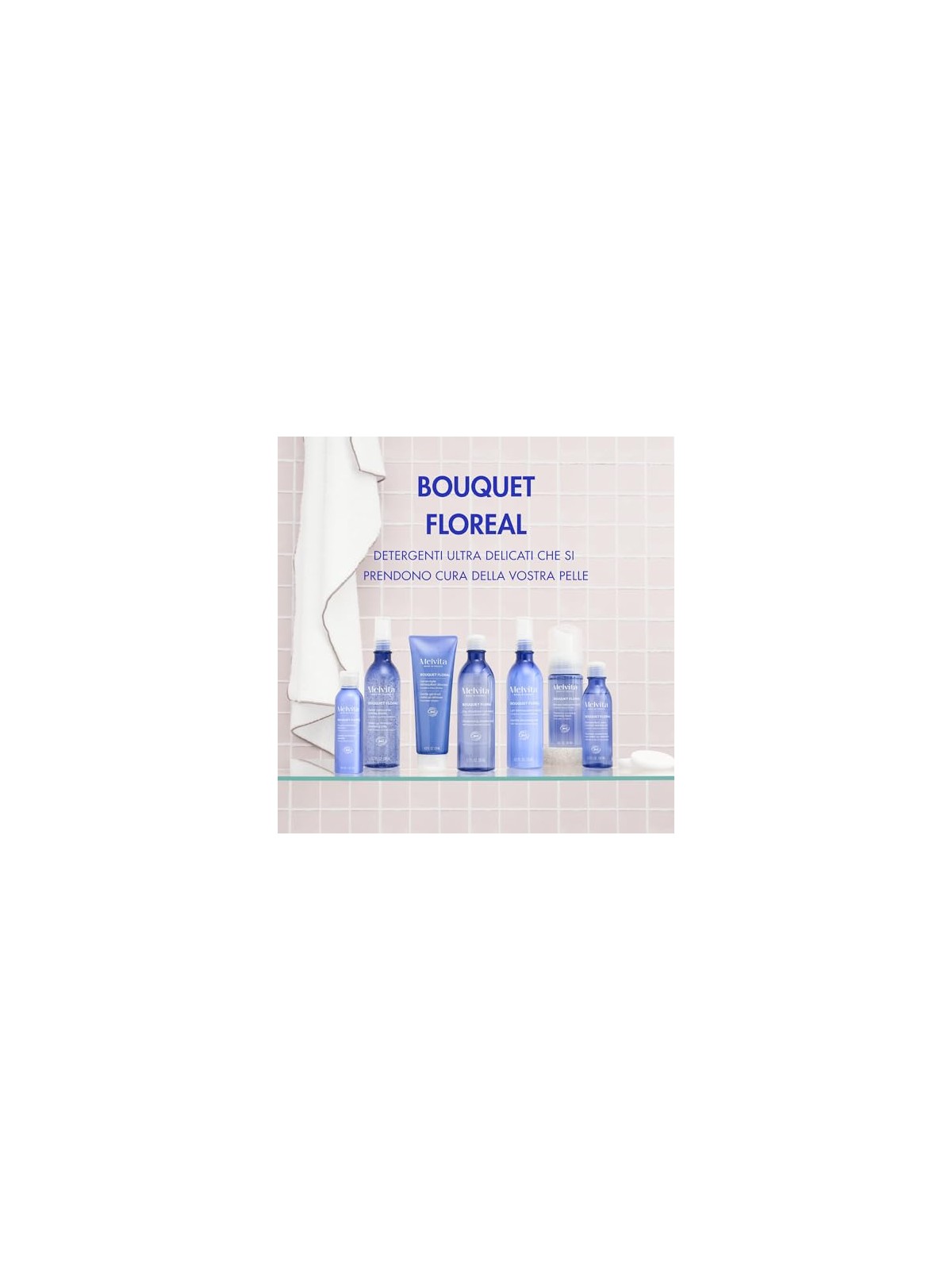 Melvita Detergente per bouquet floreali, schiuma detergente leggera 150ml unisex