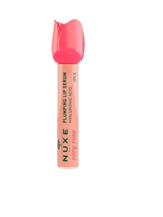 Nuxe SET Glow On The Go Olio secco rosa 10ml + lucidalabbra 8ml + fascia per capelli