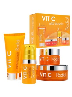 Rodial Vit C Little Luxuries Set Serum 5ml Cleanser 20ml Face Souffle 15ml 20 Pads 75ml