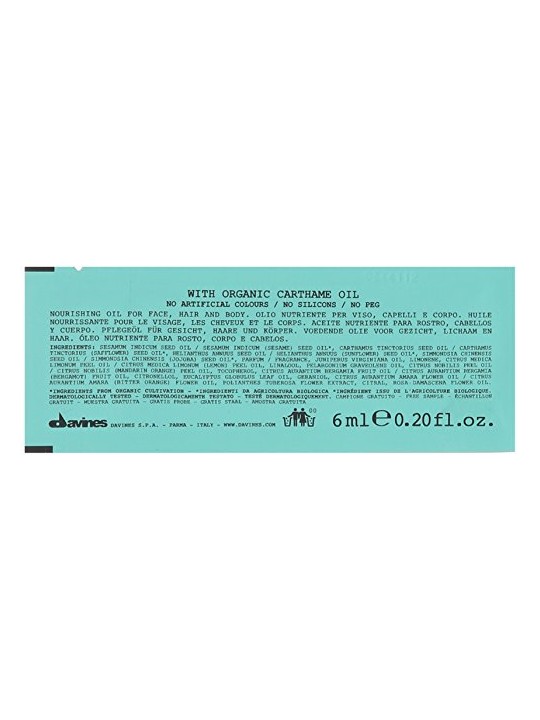 Set Davines Autentico Olio Nutriente per Corpo Viso e Capelli 12 pezzi da 12ml