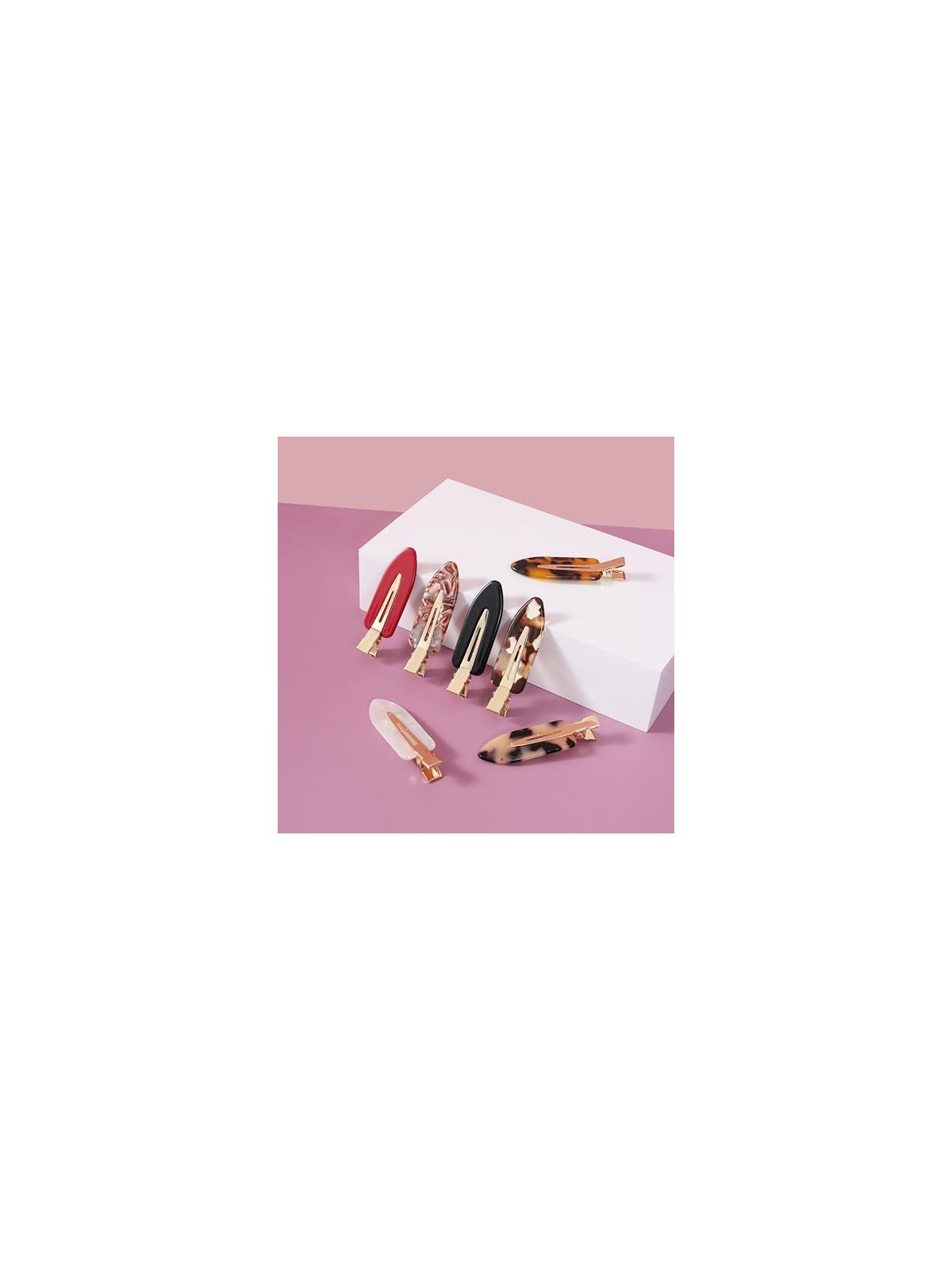 Sister young Lily Makeup Fermagli per capelli Set clip per il bagno Milk Coffee 2 pezzi