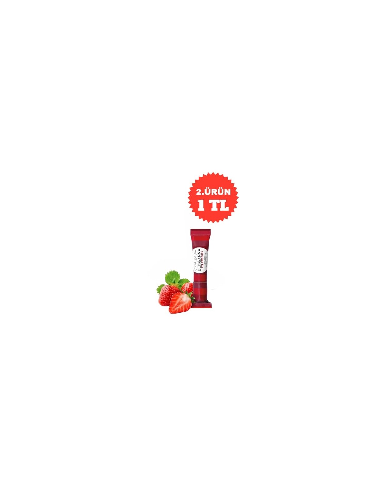 BEN & ANNA Balsamo labbra alla fragola 6 g donna