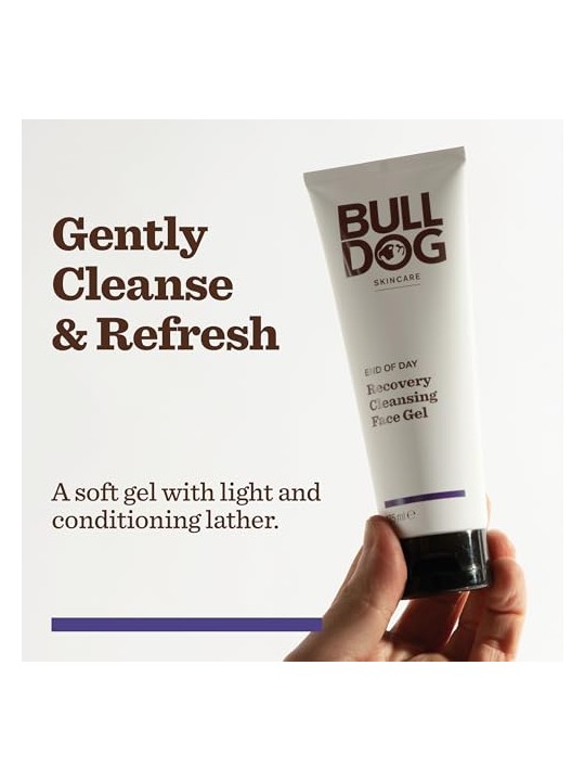 Bulldog Gel detergente viso rigenerante di fine giornata 125 ml uomo