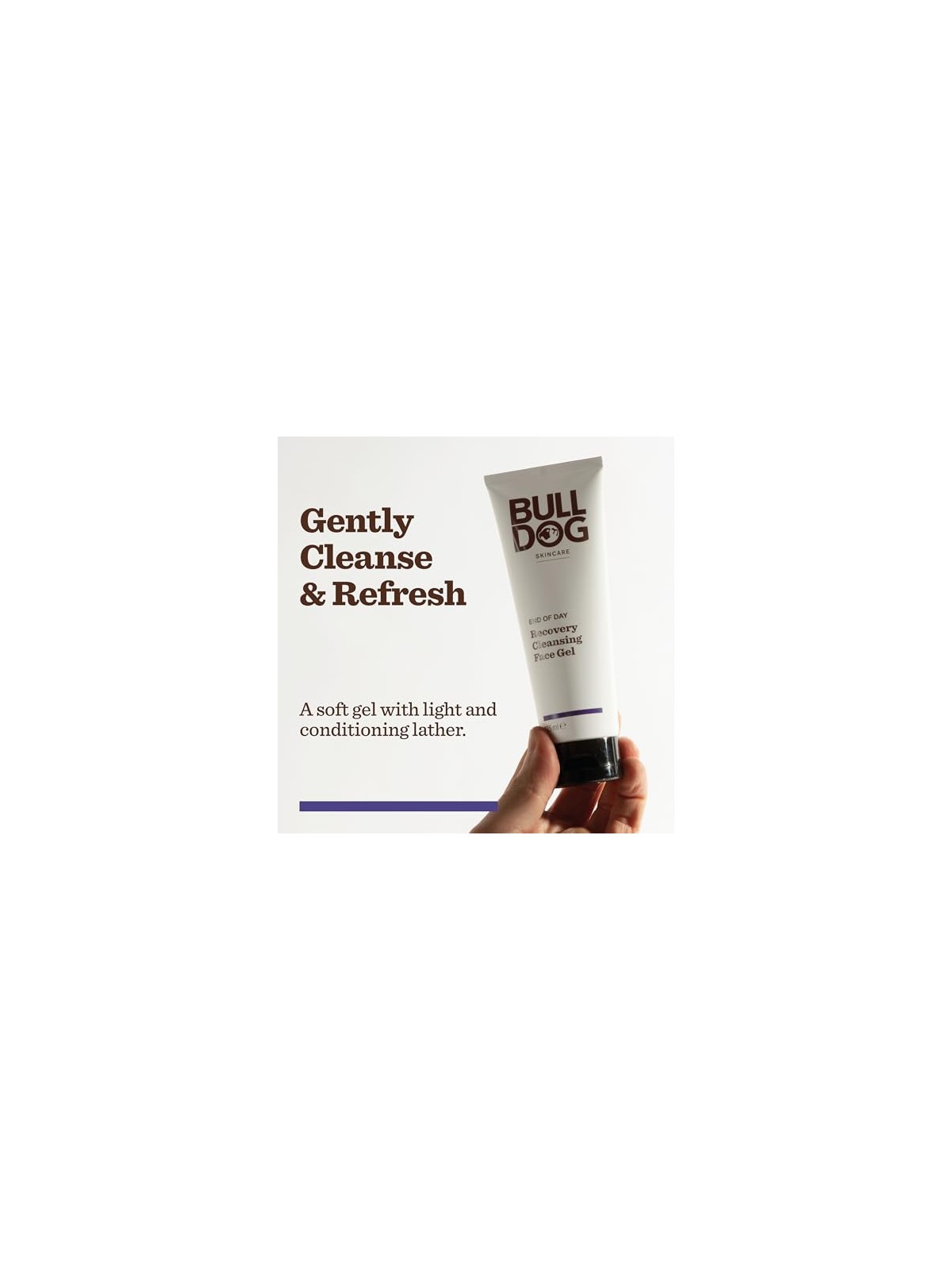 Bulldog Gel detergente viso rigenerante di fine giornata 125 ml uomo