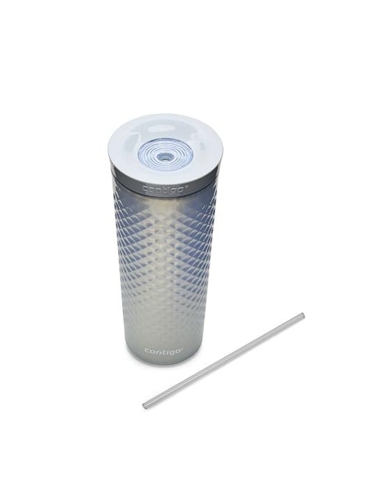 Contigo Tazza termica con chiusura automatica - Blu glitterato 590 ml unisex