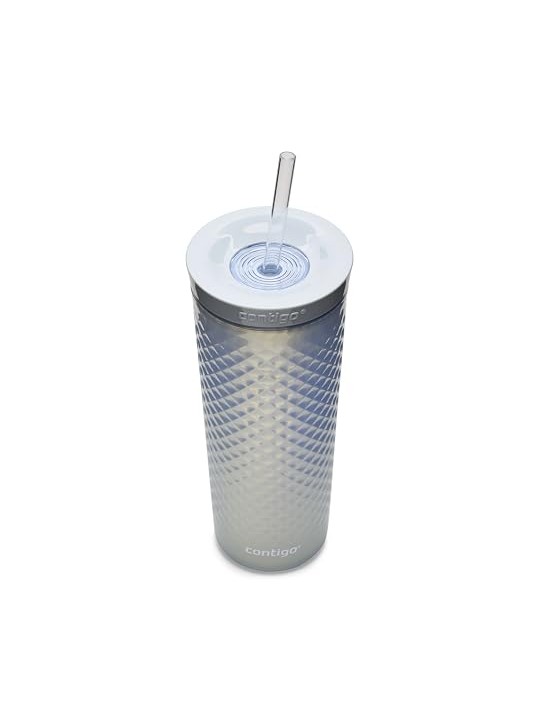 Contigo Tazza termica con chiusura automatica - Blu glitterato 590 ml unisex