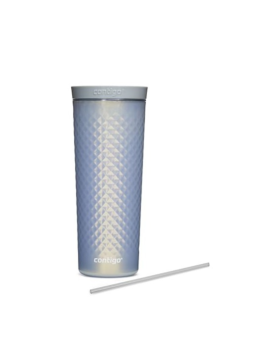 Contigo Tazza termica con chiusura automatica - Blu glitterato 590 ml unisex