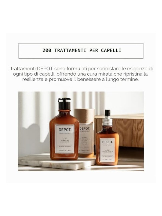 Depot No. 204 Olio per Capelli 30ml Uomo