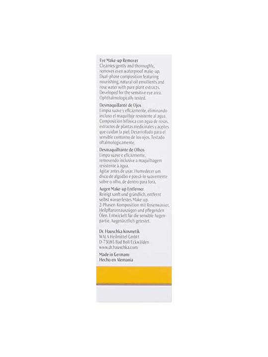 Dr Hauschka EYE make up remover bifase 75ml donna