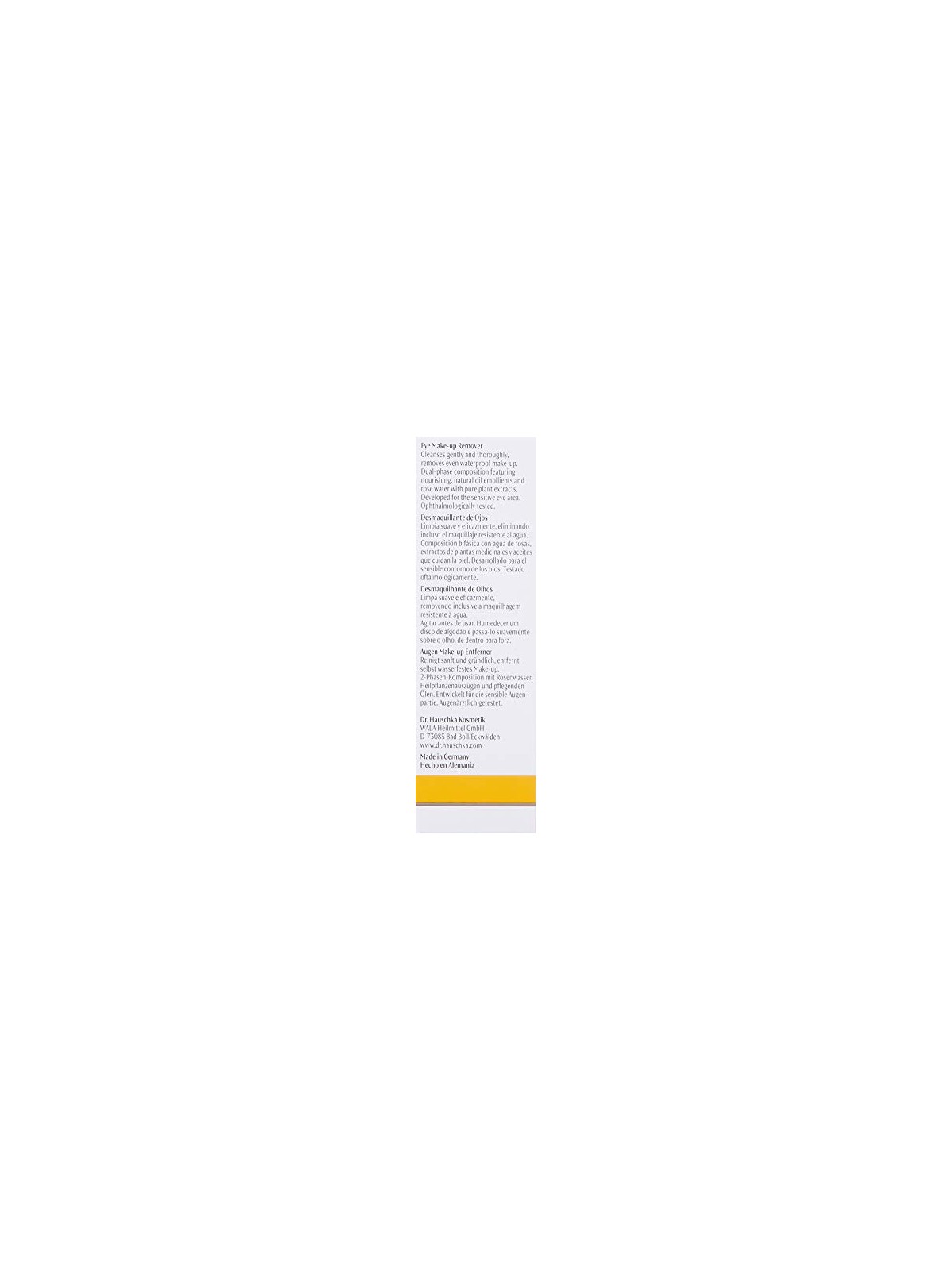 Dr Hauschka EYE make up remover bifase 75ml donna