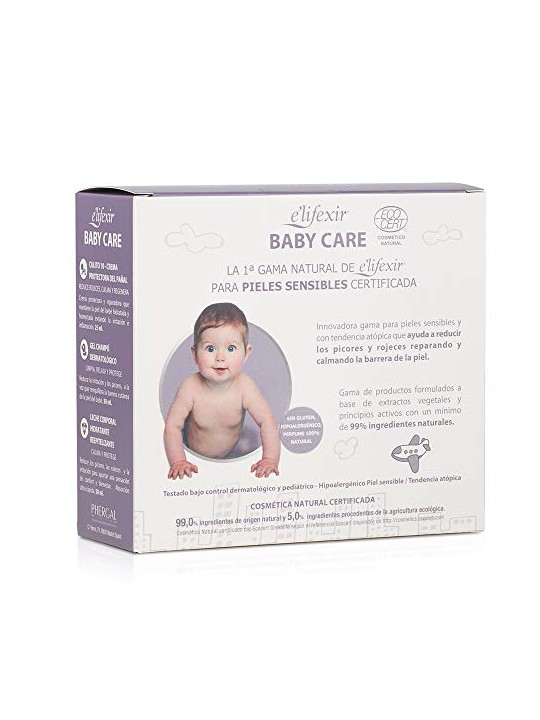 E'Lifexir KIT DA VIAGGIO PER LA CURA DEL NEONATO, 3 PEZZI Shampoo gel 50ml + Body lotion 50ml + Diaper rash cream 25ml unisex