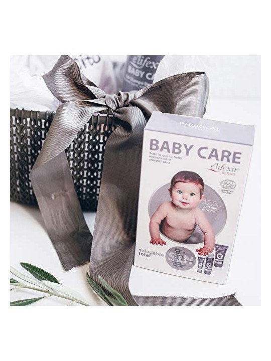 E'Lifexir KIT DA VIAGGIO PER LA CURA DEL NEONATO, 3 PEZZI Shampoo gel 50ml + Body lotion 50ml + Diaper rash cream 25ml unisex