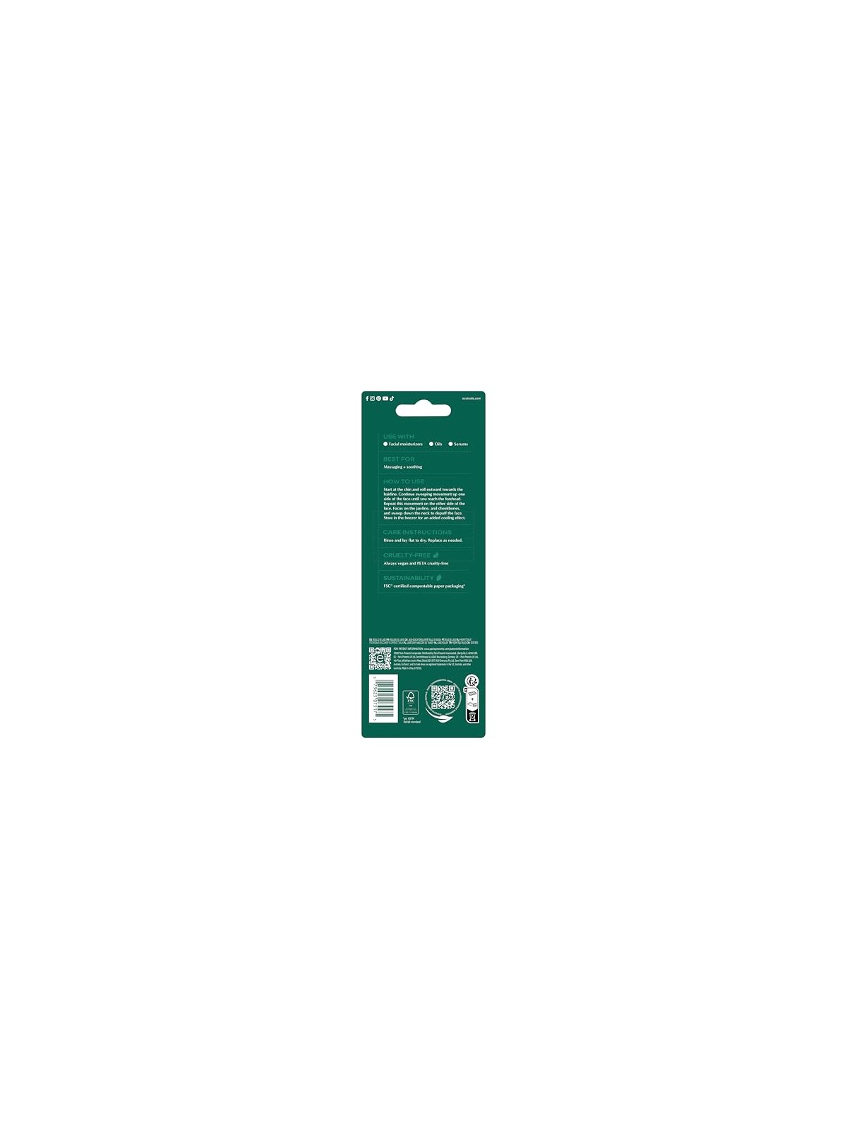 Ecotools Rullo Facciale in Giada per Donna 1 0pz