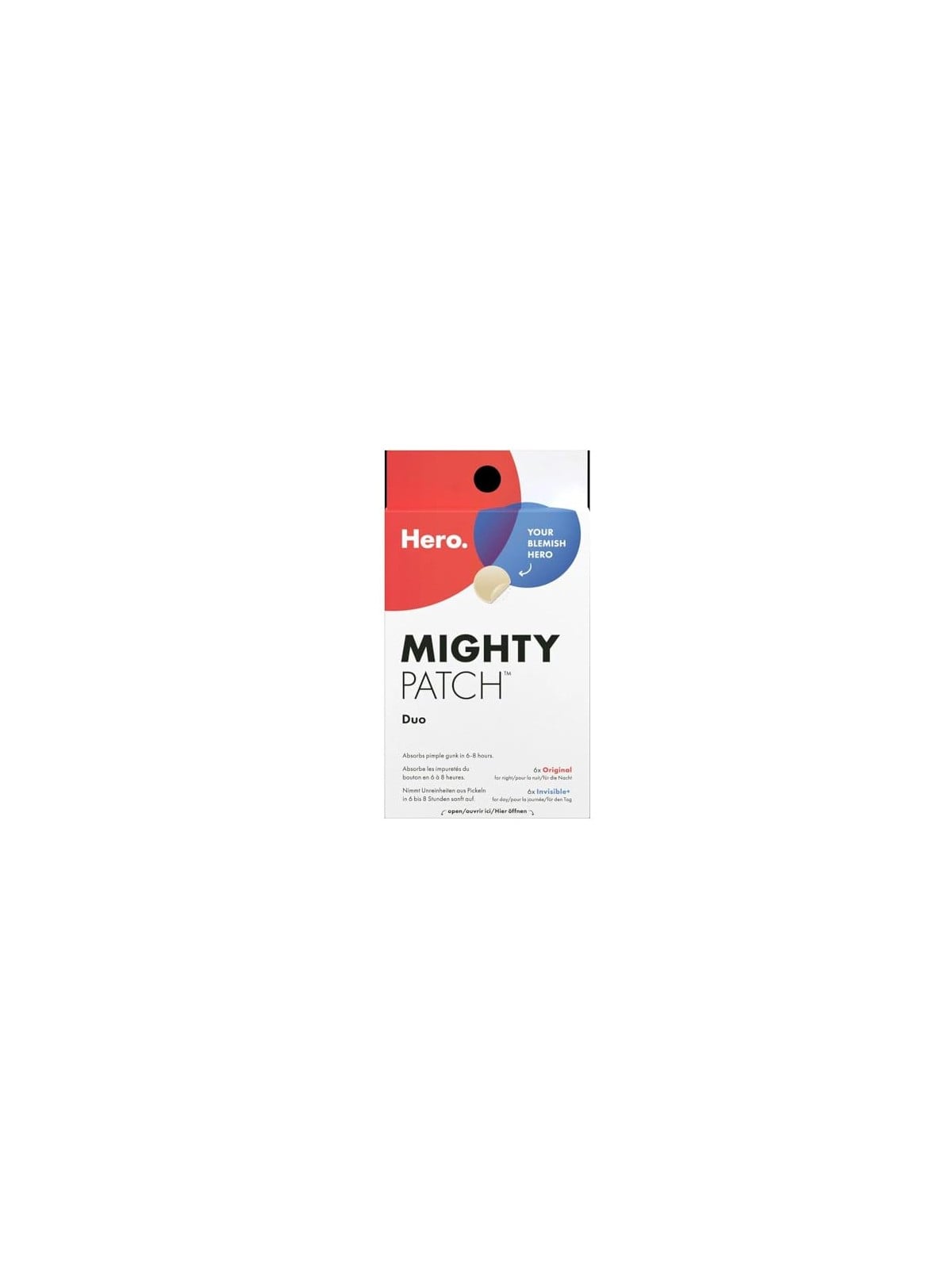 Hero. Cerotti per imperfezioni cutanee Mighty Patch Duo I cerotti idrocolloidali originali e invisibili 12 pezzi donna