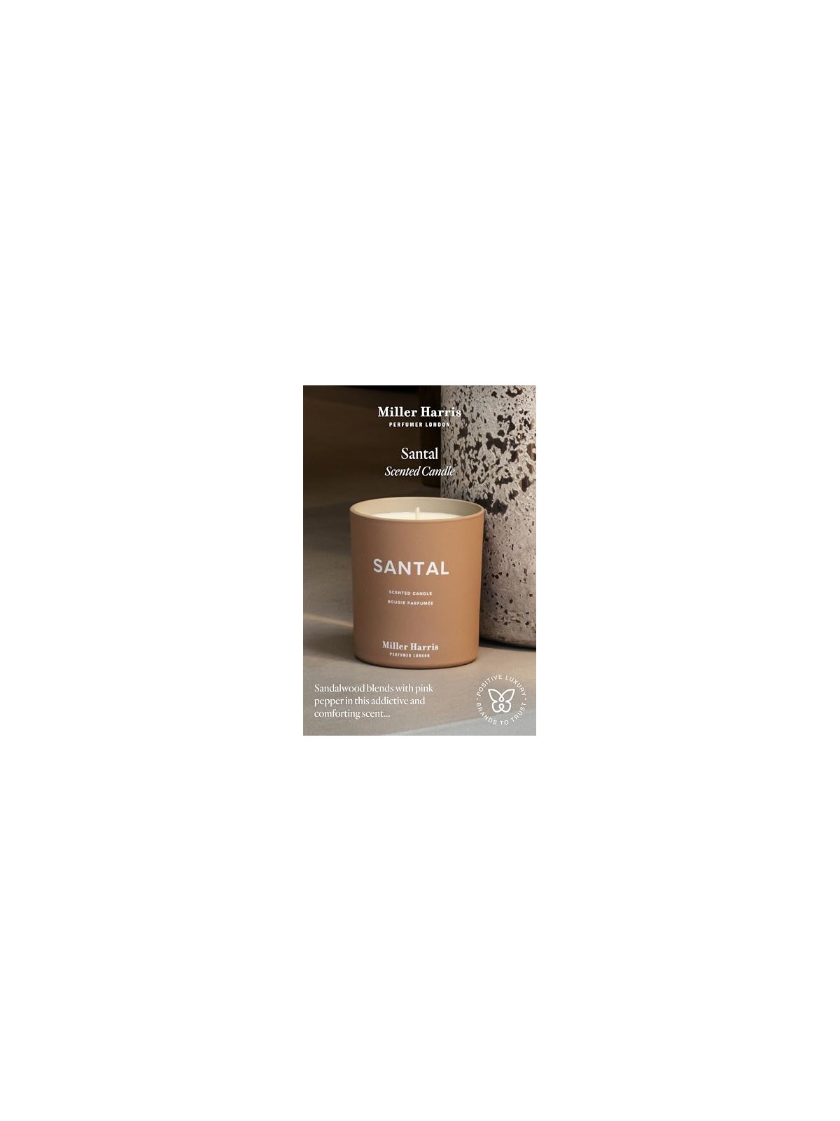 Miller harris Candela profumata al sandalo 220 g