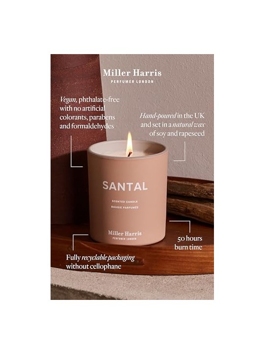 Miller harris Candela profumata al sandalo 220 g